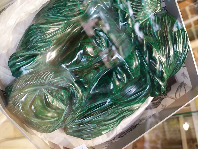 Objet Sculpté Jade vert